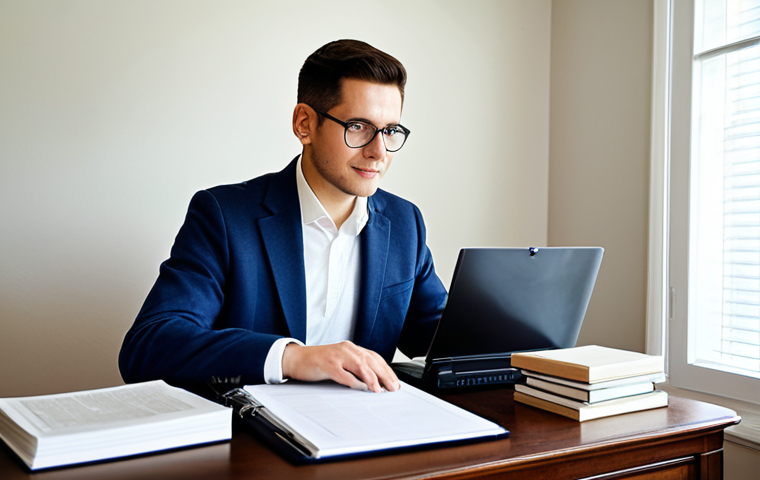 솔로프레너의 자산 관리 및 투자 전략 - Prudent Entrepreneur**
"A diligent freelancer in a well-organized home office, reviewing budget spr...