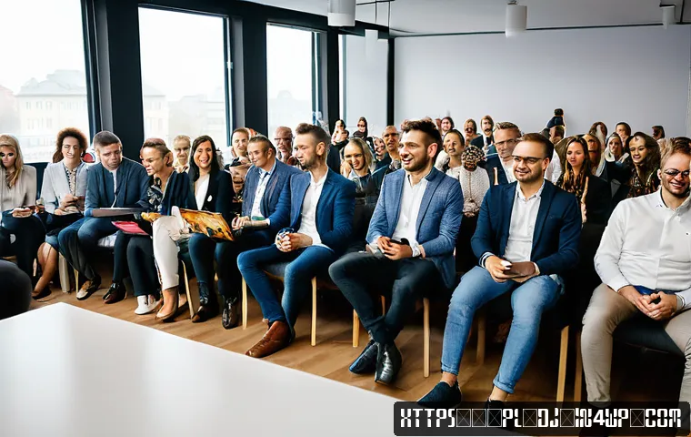 효율적인 네트워킹을 위한 솔로프레너 기술 - A professional networking event in Warsaw, Poland, showing a diverse group of well-dressed soloprene...